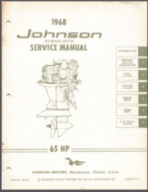 Johnson jm-6810 Outboard Service Manual