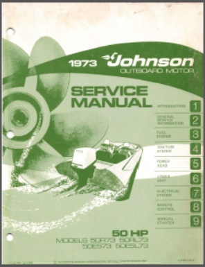 Johnson jm-7308 Outboard Service Manual
