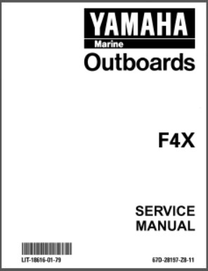 Yamaha Outboard Service Manual LIT-18616-01-79